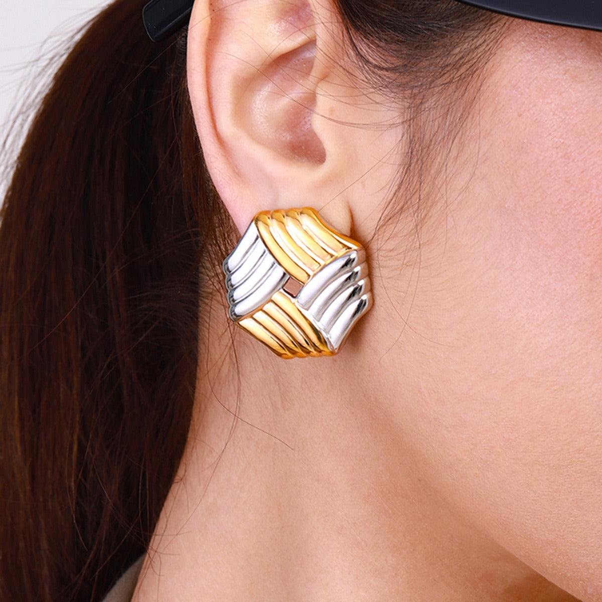 Octagonal Earrings