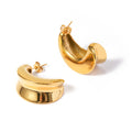 Crescent-Shaped Earrings