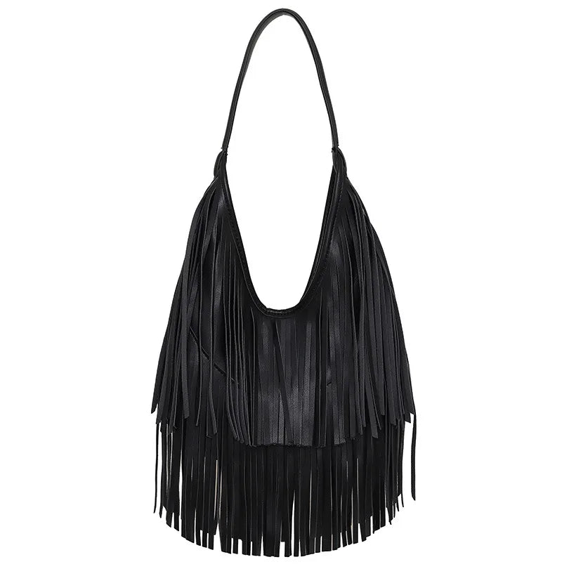 Untamed Fringe Shoulder Bag