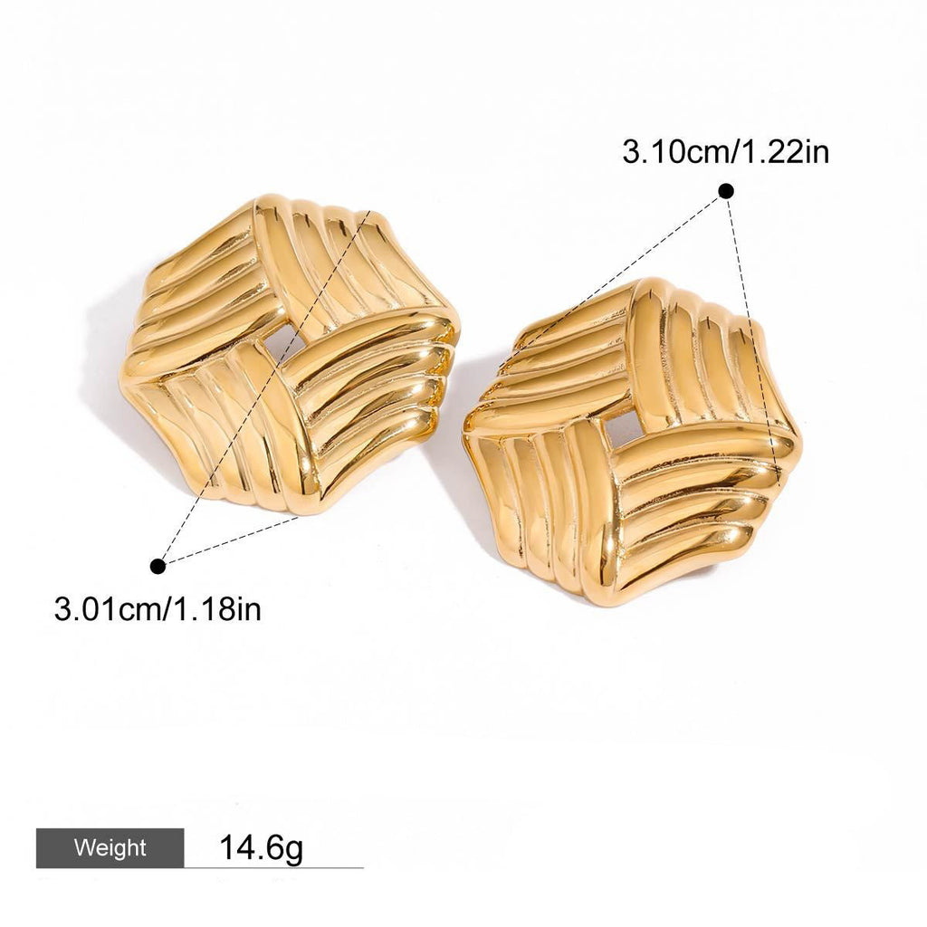 Octagonal Earrings
