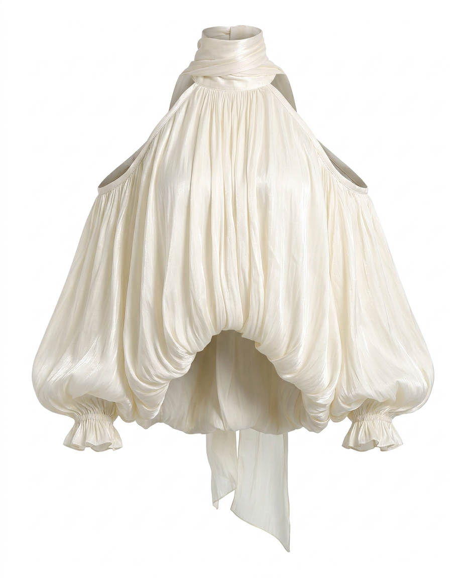 Loose Halter Blouse
