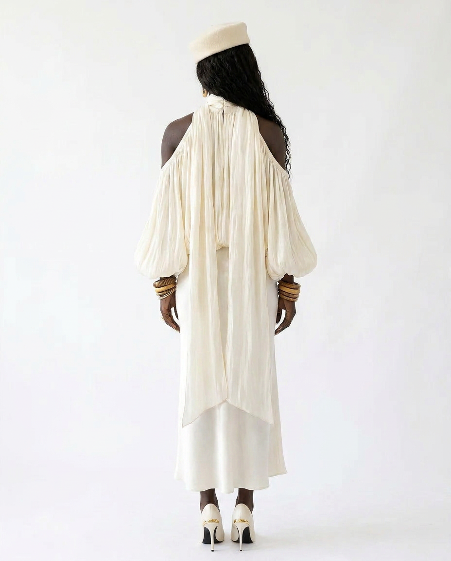 Loose Halter Blouse